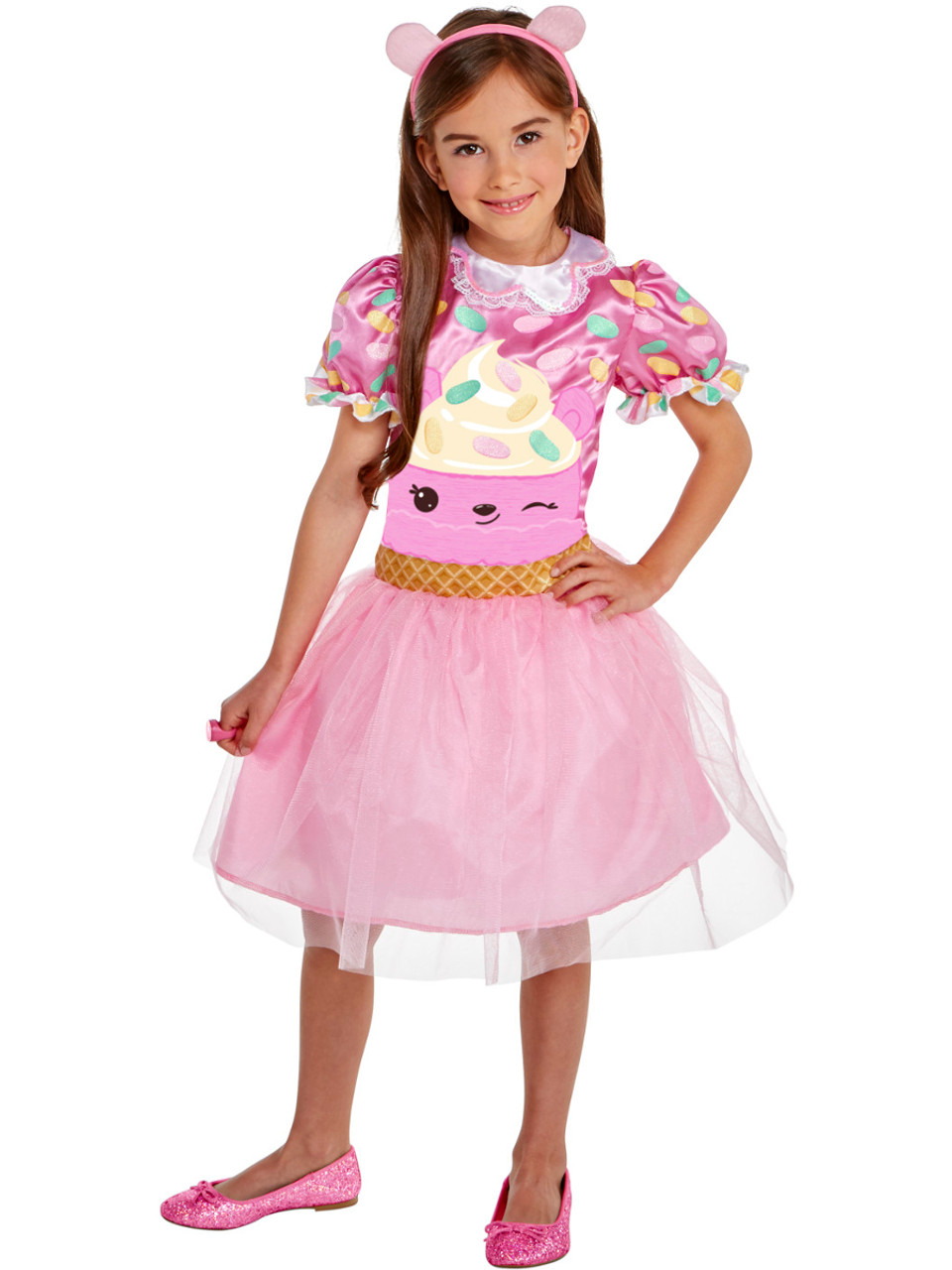 Dress Up America Cupcake Costume for Kids - Sugar Sweet Pink Cupcake Costume  - Walmart.com